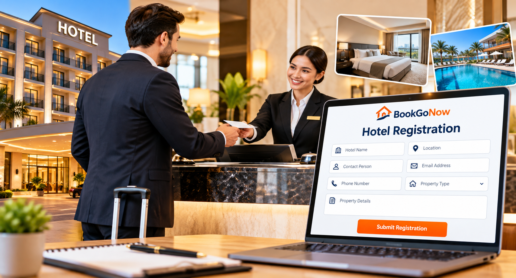 How Can I Register My Hotel on BookGoNow?